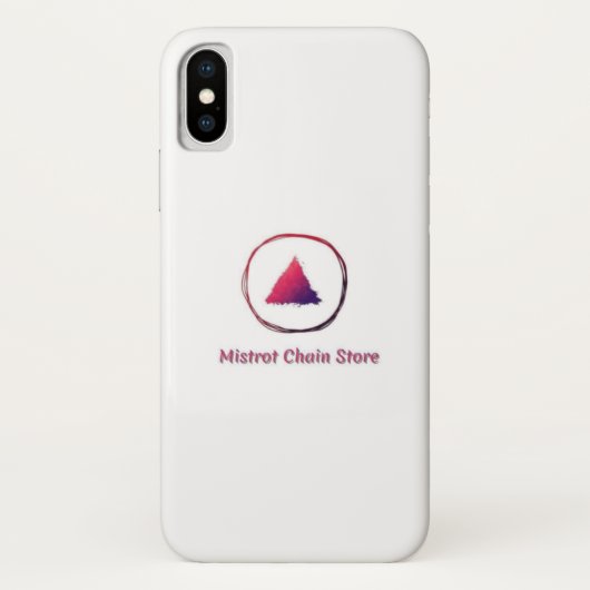 Coque Mistrot Chain Store iPhone X (Dos)