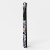 Coque mobile Collage Abstrait bleu (Dos/Gauche)