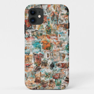 Coque mobile Collage Abstrait urbain