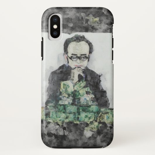 Coque mobile Contemplative Genius (Dos)