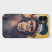 Coque mobile élégant Monkey Portrait (Dos (Horizontal))