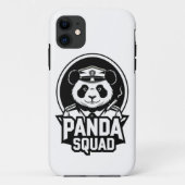 Coque mobile Panda Squad (Dos)
