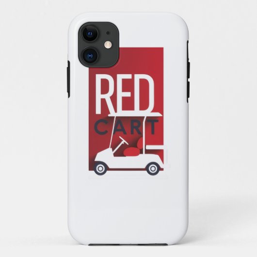 Coque mobile Red Cart Golf (Dos)