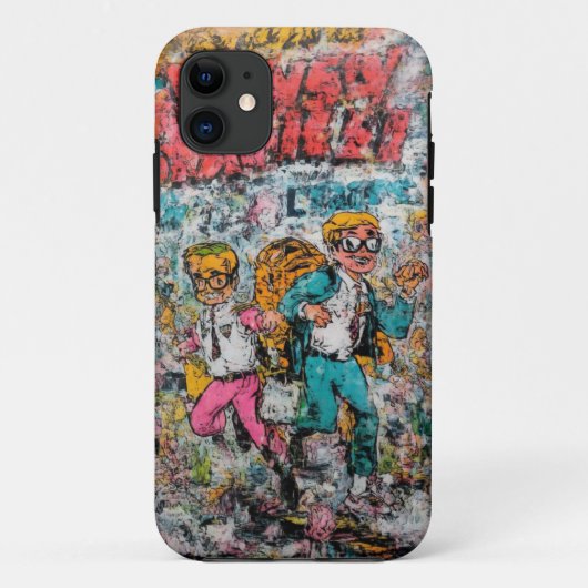 Coque mobile Retro Comic Adventure (Dos)