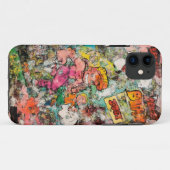 Coque mobile Retro Comic Hero (Dos (Horizontal))