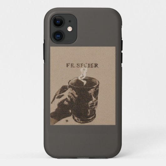 Coque mobile vintage Coffee Art (Dos)