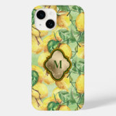 Coque Monogramme Lemon Garden (Verso)
