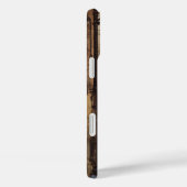 Coque monogramme vintage - Mate iPhone (Verso / Droite)