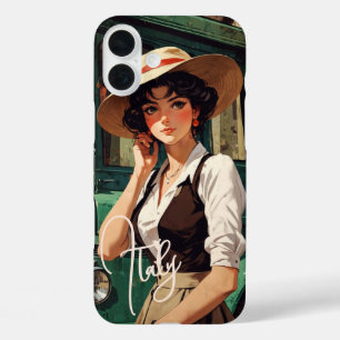 Coque monogramme vintage - Mate iPhone