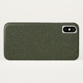 Coque Moss Green Noise personnalisé iPhone X (Dos (Horizontal))