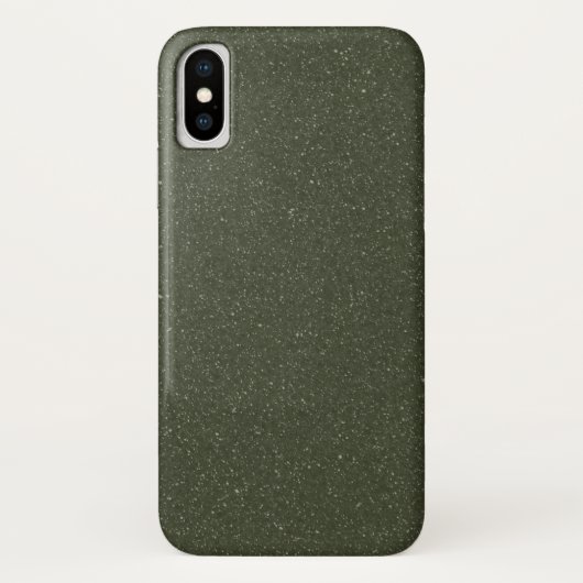 Coque Moss Green Noise personnalisé iPhone X (Dos)