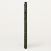 Coque Moss Green Noise personnalisé iPhone X (Dos/Droite)