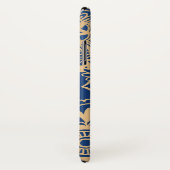 Coque Motif de Mandala bleu et or (Dos/Droite)