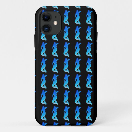 coque motif de sirène bleu (Dos)