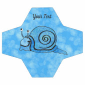 Coque Motif de teinture bleu de l'escargot de dess (Plat)