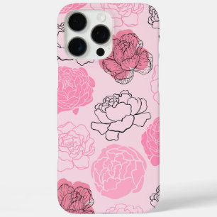 Coque Motif Pastel Pink esthétique Peony