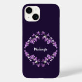 Coque Motif Personnalisé Purple Dendrobium Orchidé (Verso)