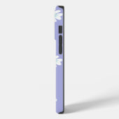 Coque mou à fleurs violettes (Verso / Gauche)