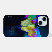 Coque néon papillon (Verso Horizontal)