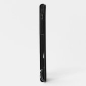 coque noir blanc-Mate Tough Apple (Dos/Gauche)