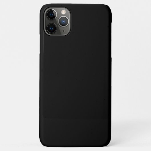 Coque noir iPhone 11 Pro Max (Dos)