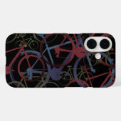 Coque noir-Mate coque iphone de vélos (Verso (horizontal))