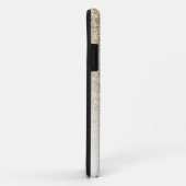 Coque Ombre Gold Parties scintillant iPhone 5/5s (Dos/Droite)