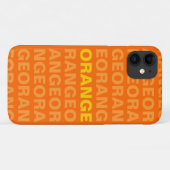 COQUE ORANGE iPhone 11 (Dos (Horizontal))