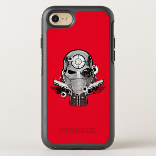 Coque Otterbox Symmetry Pour iPhone 7 Équipe de suicide   Deshot Masque & Armes Tatouage