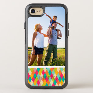 Coque Otterbox Symmetry Pour iPhone 7 Photo Harlequin motif vintage