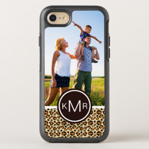 Coque Otterbox Symmetry Pour iPhone 7 Photo & Monogramme motif de peau Cheetah