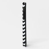 Coque personnalisé Black Chevron Zigzag iPhone 5 (Dos/Gauche)