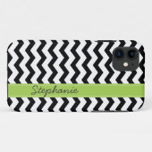 Coque personnalisé Black Chevron Zigzag iPhone 5 (Dos (Horizontal))