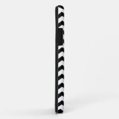 Coque personnalisé Black Chevron Zigzag iPhone 5 (Dos/Droite)
