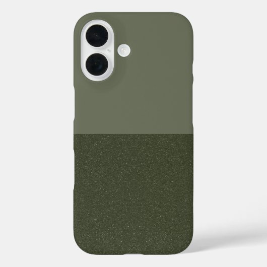 Coque personnalisé iPhone 16 - Split vert mousse à (Verso)