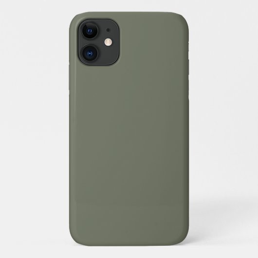 Coque personnalisé Moss Green iPhone 11 (Dos)