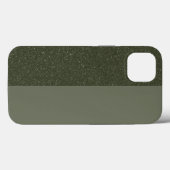 Coque personnalisé Moss Green Split iPhone 13 (Verso (horizontal))