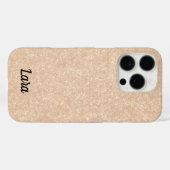 Coque personnalisé tan iPhone 16 Pro (Verso (horizontal))