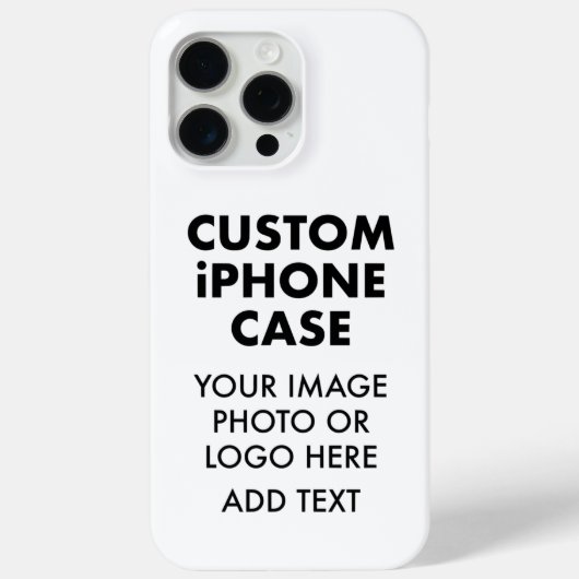 Coque personnalisée iPHONE 15 PRO MAX BARELY THERE (Verso)