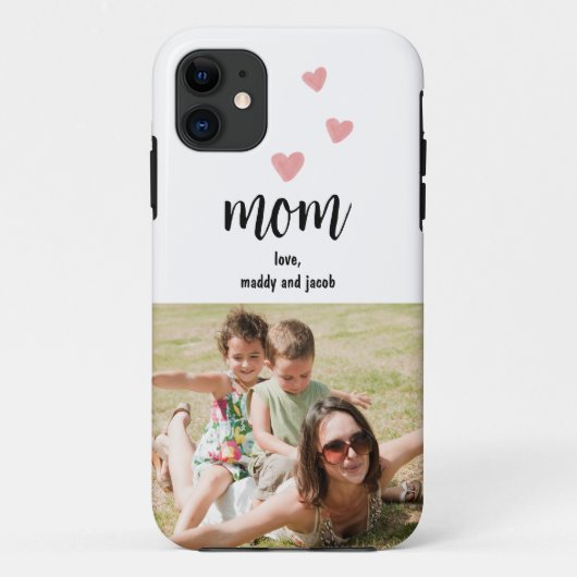 Coque photo mère simple coque iphone (Dos)