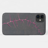 Coque Pink Twig Grey Concrete Fever Tree iPhone 11 (Dos (Horizontal))