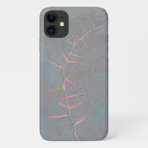 Coque Pink Twig Grey Concrete Fever Tree iPhone 11