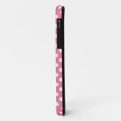 Coque Polka Dot Pink & White iPhone 5 (Dos/Gauche)