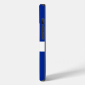 Coque pomme patriotique-Mate, drapeau du Québec Co (Verso / Gauche)