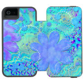 Coque Portefeuille Incipio Pour iPhone 3D Pastel Flower Psychedélic (Folio Ouvert)