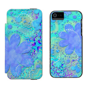 Coque-portefeuille iPhone 5 Incipio Watson™ 3D Pastel Flower Psychedélic