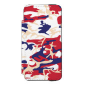 Coque Portefeuille Incipio Pour iPhone 4 juillet, Fête de l'Indépendance, Camouflage Beig (Folio Devant)