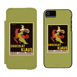 Coque-portefeuille iPhone 5 Incipio Watson™ Affiche de publicité de Chocolat Klaus