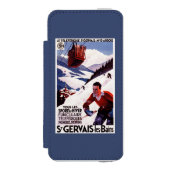 Coque Portefeuille Incipio Pour iPhone Affiche ferroviaire de promo de funiculaire de (Folio Devant)