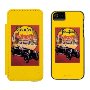Coque-portefeuille iPhone 5 Incipio Watson™ Affiche promotionnelle d'automobile de Peugeot
